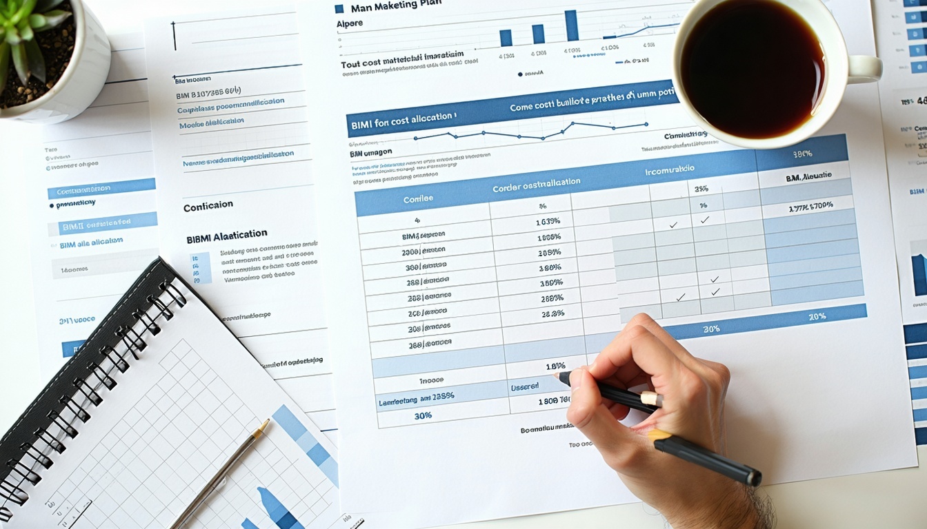 Rinkodaros planas ant stalo su BIMI sąnaudų paskirstymu-1